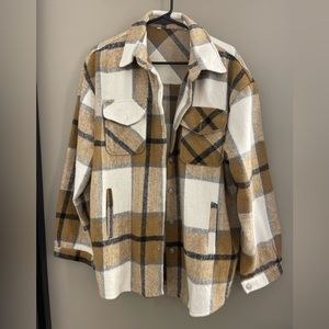 Amazon Flannel Plaid Shirt Jacket (Shacket)